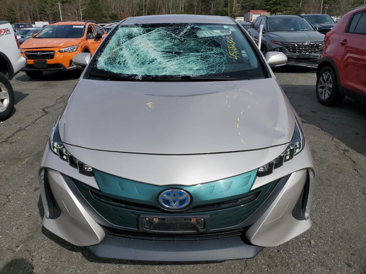 2018 Toyota Prius VIN JTDKARFP9J3069770 Copart auction photo, front end / rear end damage thumbnail 5