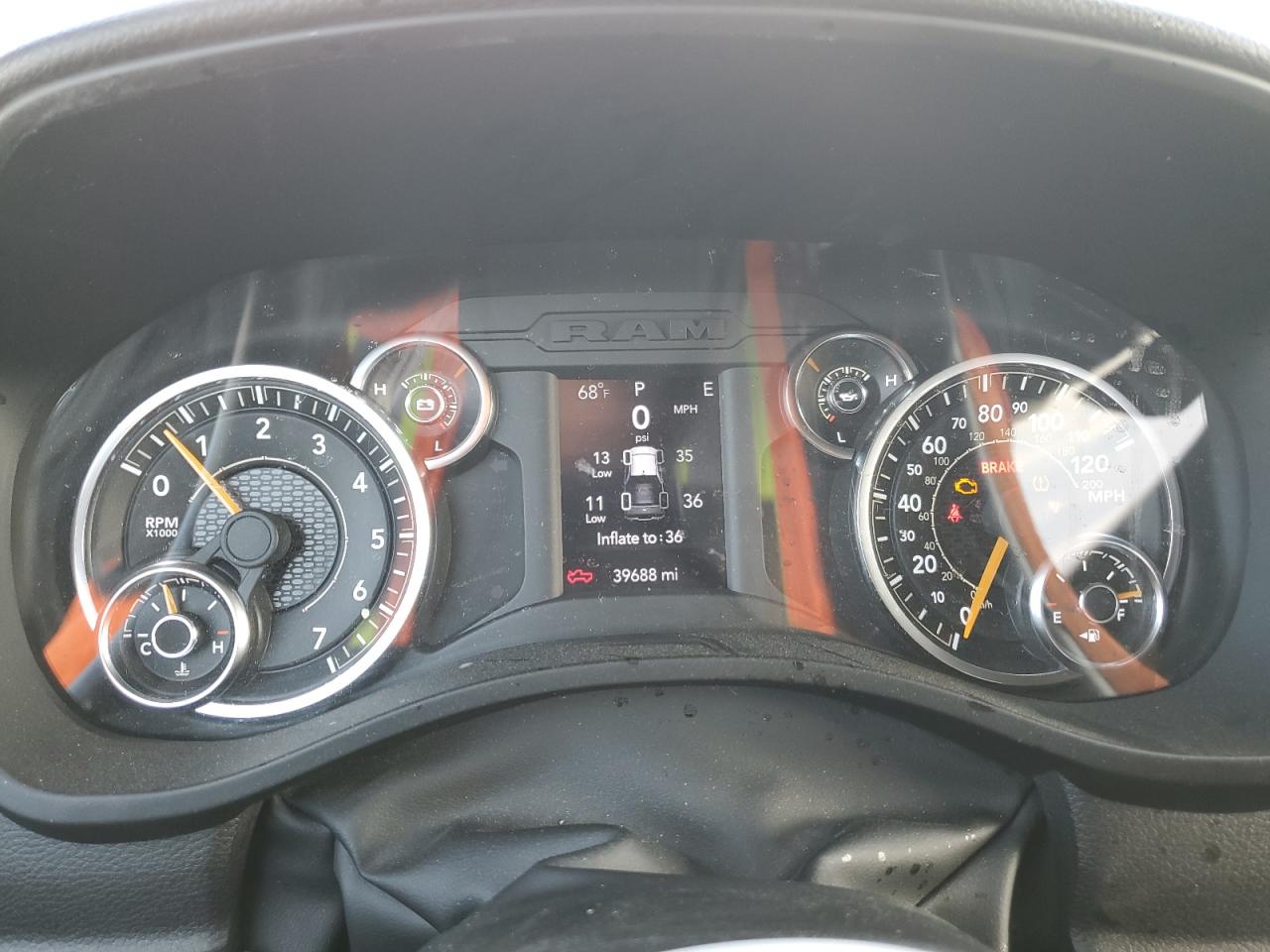2022 RAM 1500 VIN 1C6SRFFT9NN457569 Copart auction photo, all over damage thumbnail 9