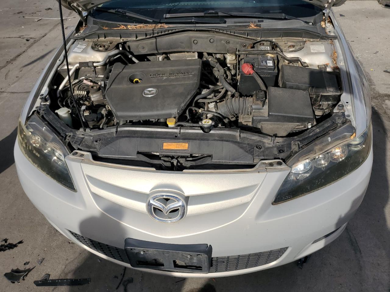 2007 Mazda 6 VIN 1YVHP80C575M08234 Copart auction photo, rear end / top/roof damage thumbnail 11