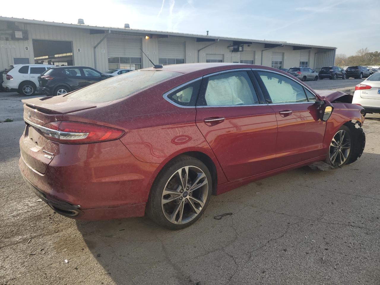 2017 Ford Fusion VIN 3FA6P0K94HR185690 Copart auction photo, front end damage thumbnail 3