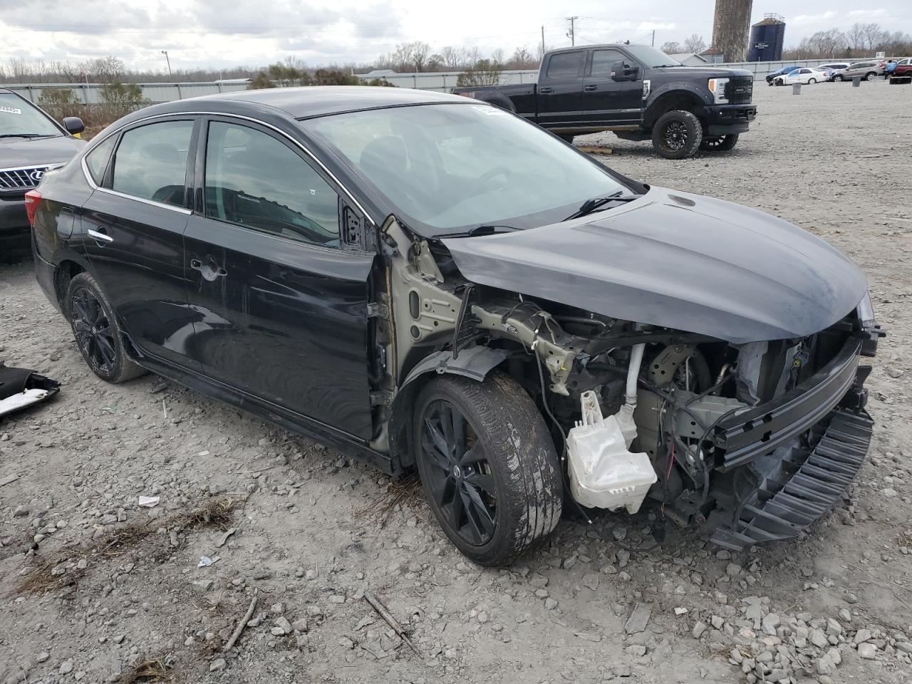 2018 Nissan Sentra VIN 3N1AB7AP0JY255499 Copart auction photo, all over damage thumbnail 4