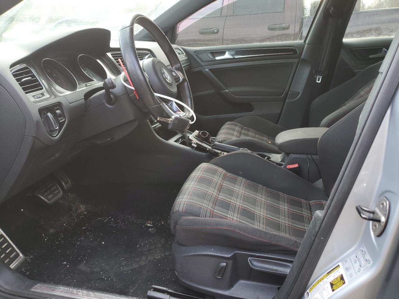 2017 Volkswagen GTI VIN 3VW4T7AU3HM037813 Copart auction photo, all over damage thumbnail 7