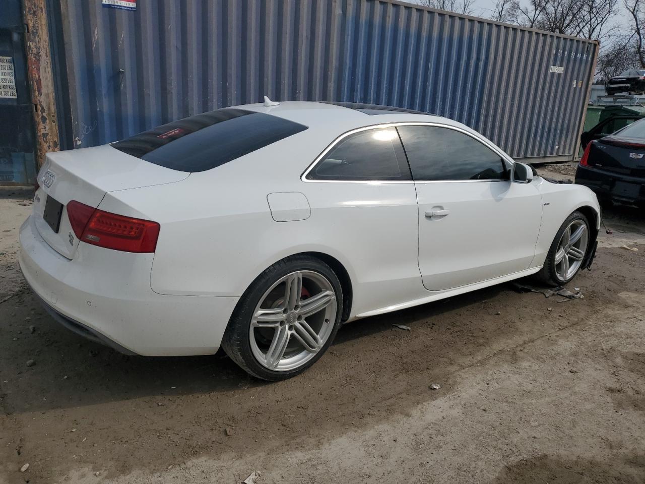 2013 Audi A5 VIN WAUWFAFR3DA029817 Copart auction photo, front end damage thumbnail 3