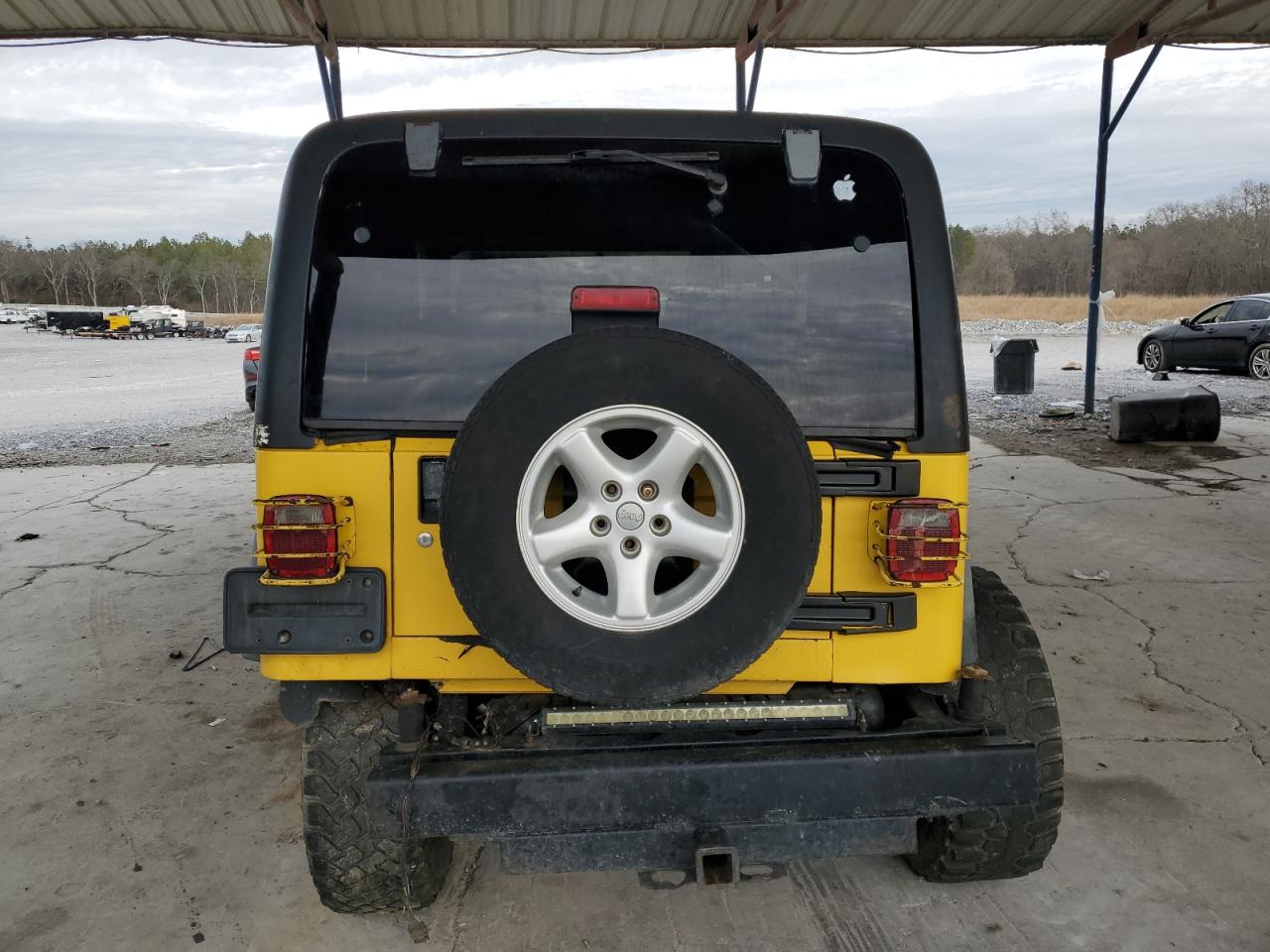 2004 Jeep Wrangler VIN 1J4FA39SX4P753507 Copart auction photo, all over damage thumbnail 6