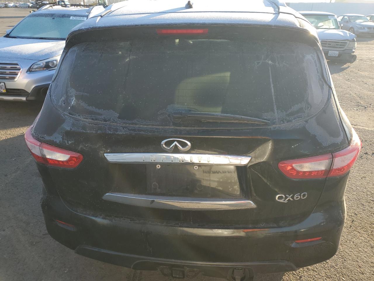 2015 Infiniti QX60 VIN 5N1AL0MM4FC541466 Copart auction photo, side damage thumbnail 6