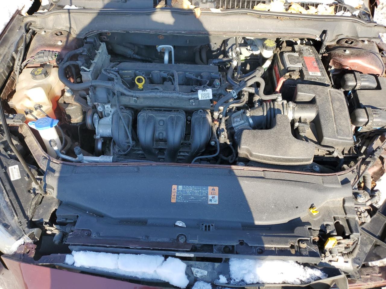 2015 Ford Fusion VIN 3FA6P0G74FR119757 Copart auction photo, front end damage thumbnail 11