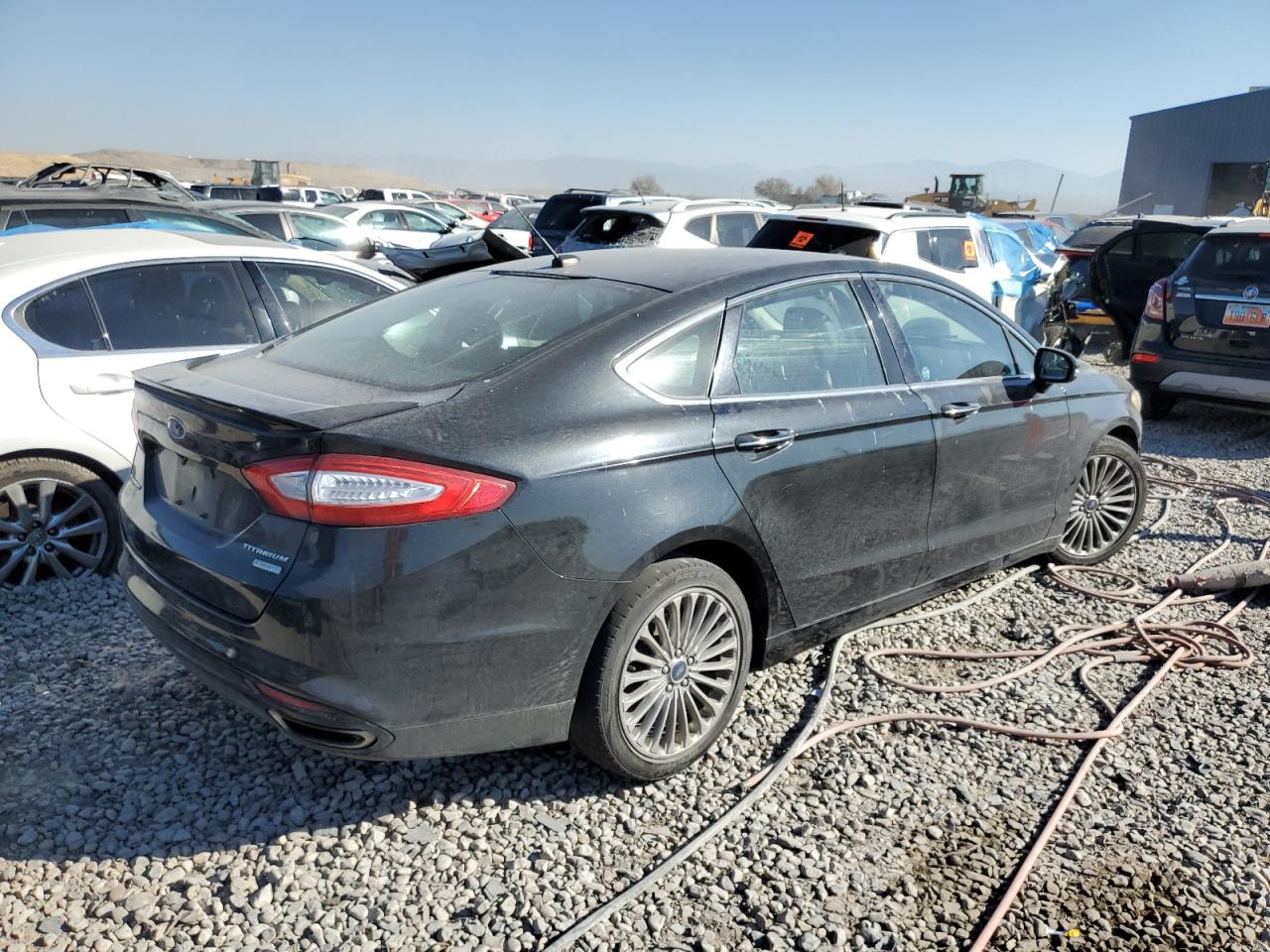 2015 Ford Fusion VIN 3FA6P0K90FR116038 Copart auction photo, front end damage thumbnail 3