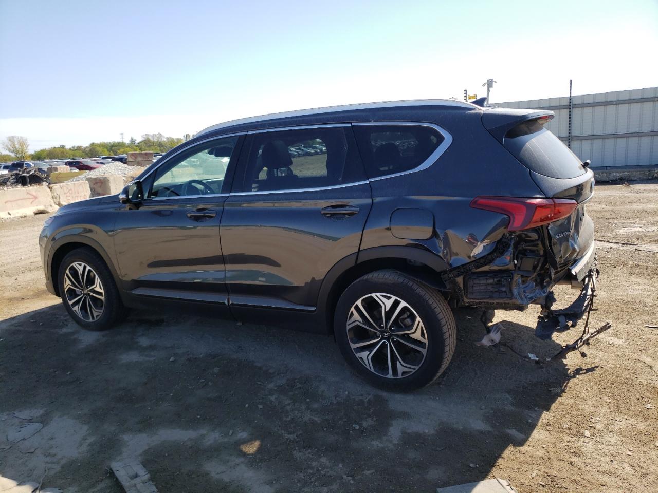 2020 Hyundai Santa Fe VIN 5NMS5CAA6LH296763 Copart auction photo, rear end damage thumbnail 2