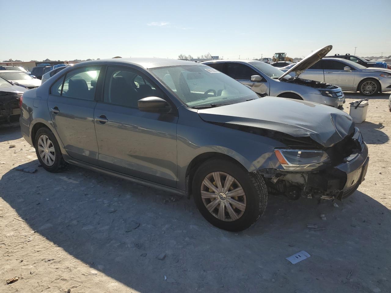 2014 Volkswagen Jetta VIN 3VW2K7AJ1EM317046 Copart auction photo, front end / minor dent/scratches damage thumbnail 4