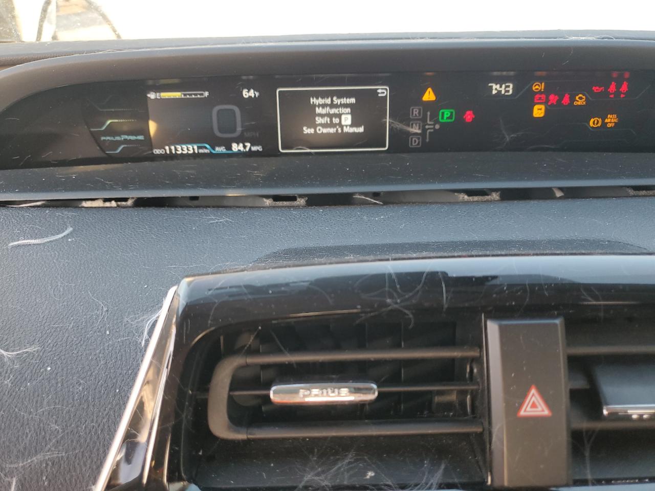 2019 Toyota Prius VIN JTDKARFP4K3111487 Copart auction photo, front end / minor dent/scratches damage thumbnail 9