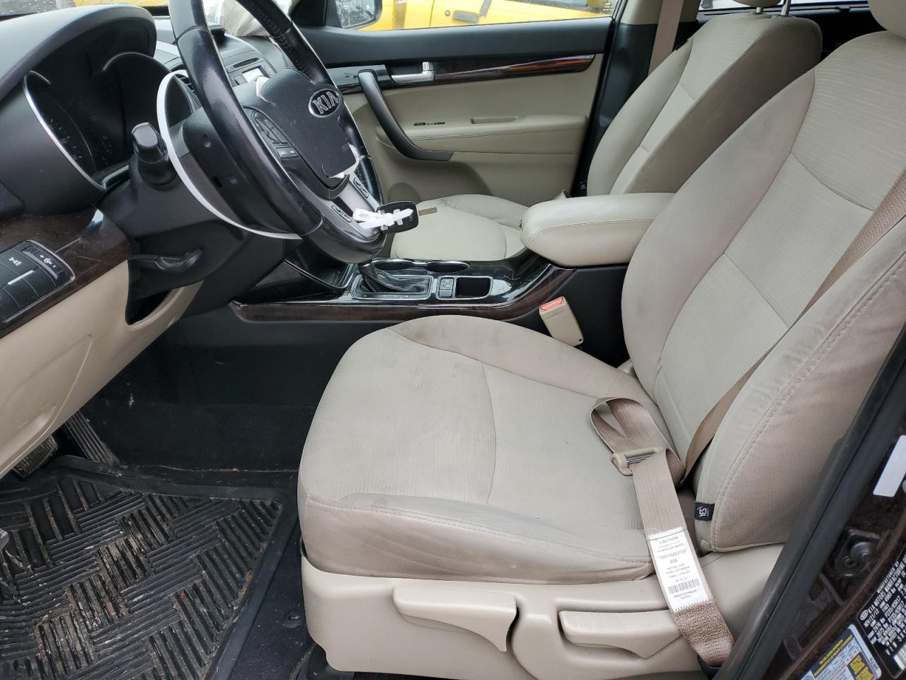 2014 KIA Sorento VIN 5XYKTCA63EG539086 Copart auction photo, front end / side damage thumbnail 7