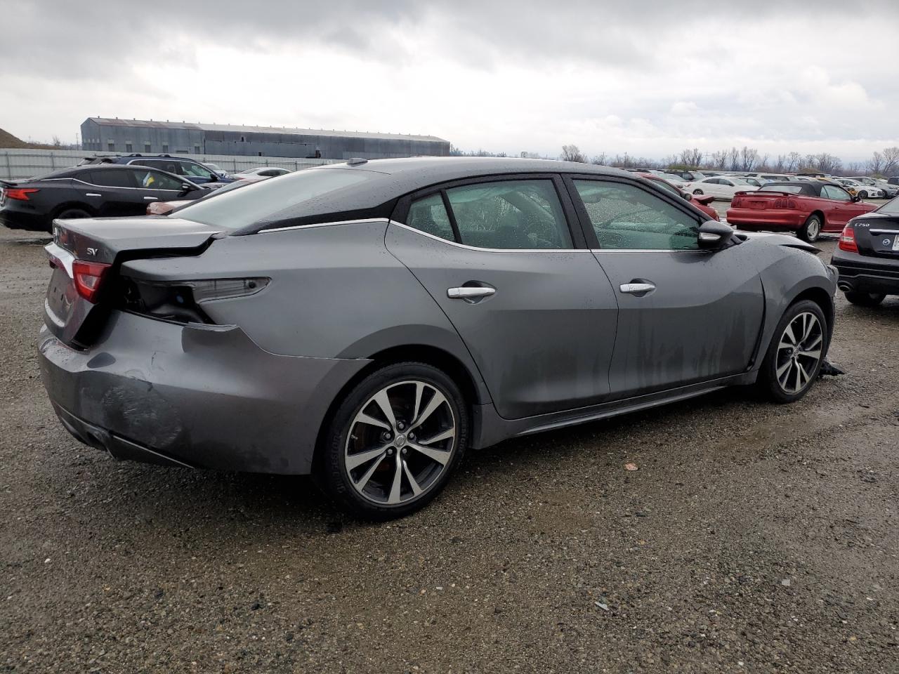 2018 Nissan Maxima VIN 1N4AA6AP8JC373535 Copart auction photo, front end / rear end damage thumbnail 3