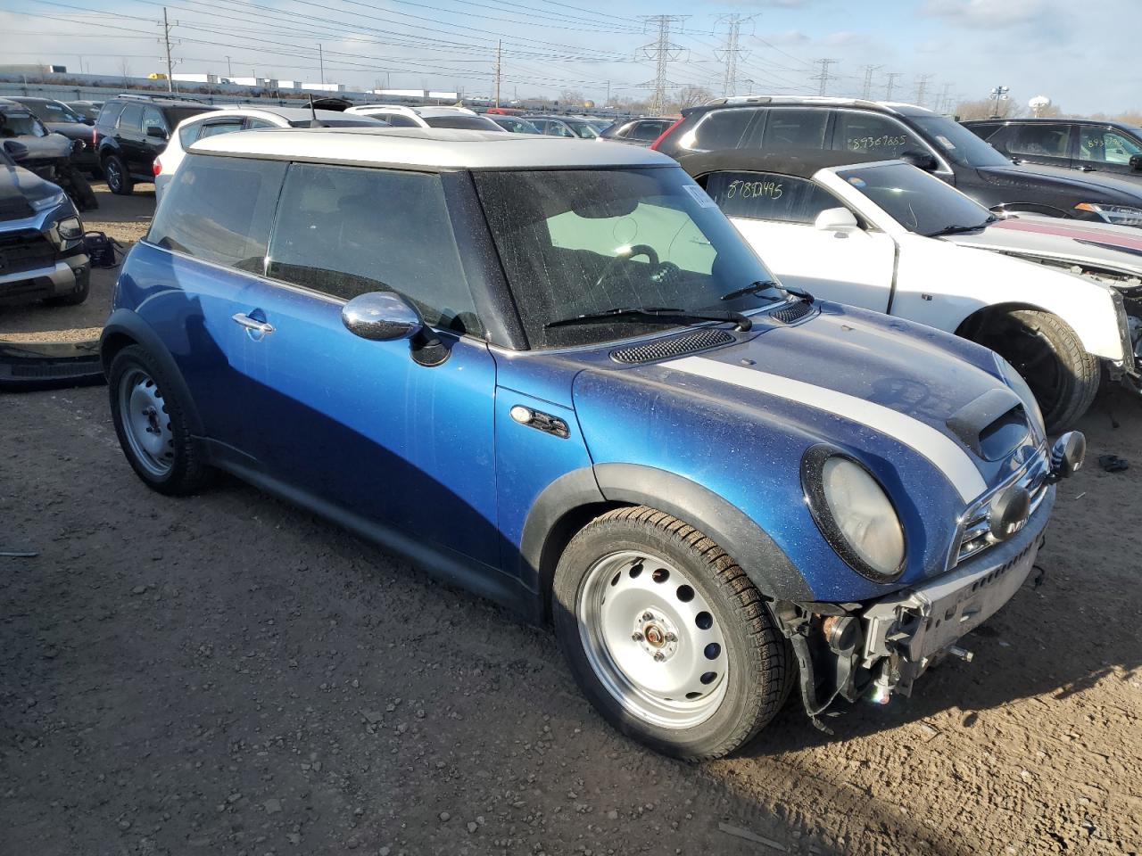 2006 MINI Cooper VIN WMWRE33546TN28078 Copart auction photo, front end / minor dent/scratches damage thumbnail 4