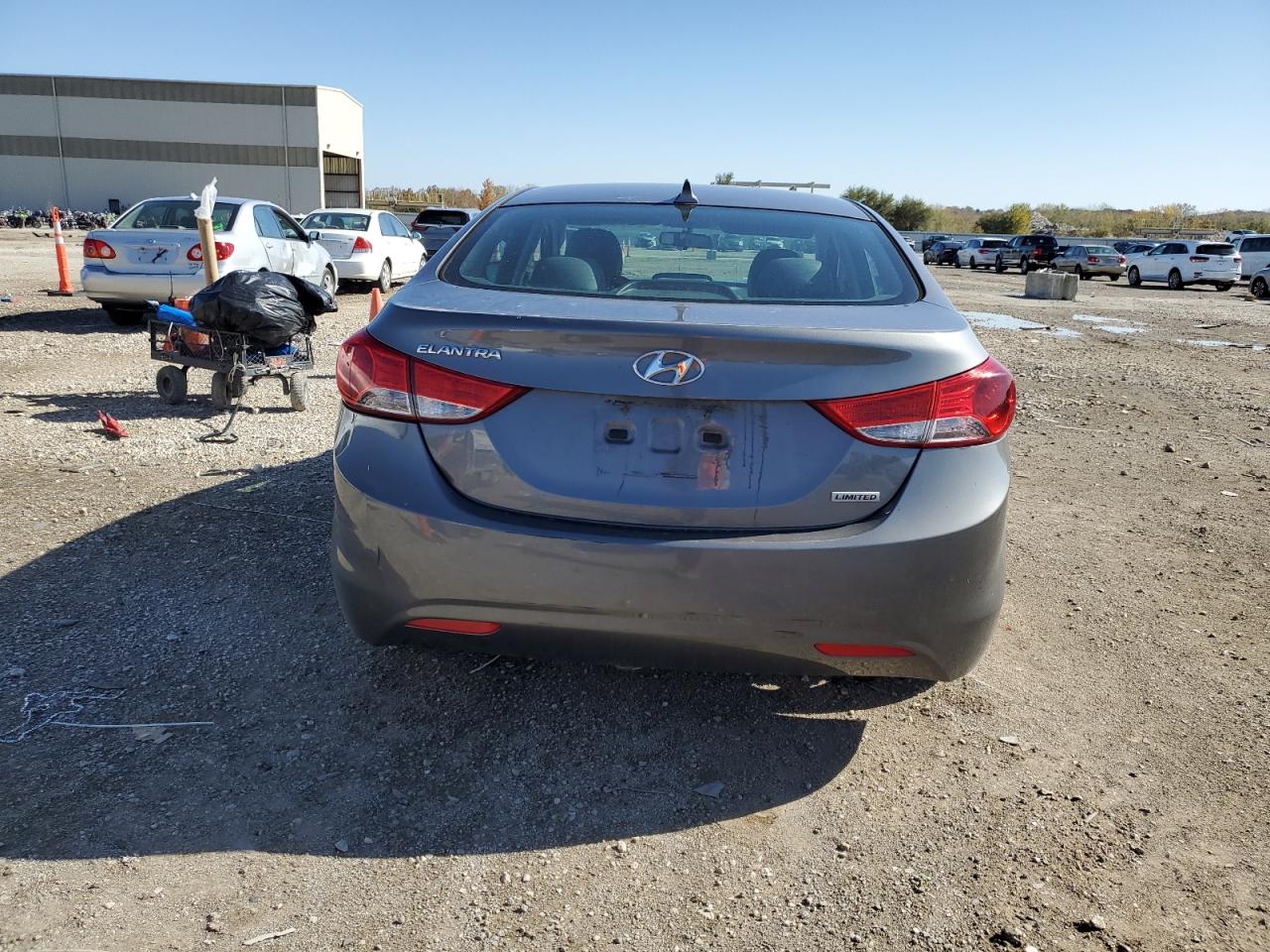 2013 Hyundai Elantra VIN 5NPDH4AE1DH419219 Copart auction photo, front end damage thumbnail 6