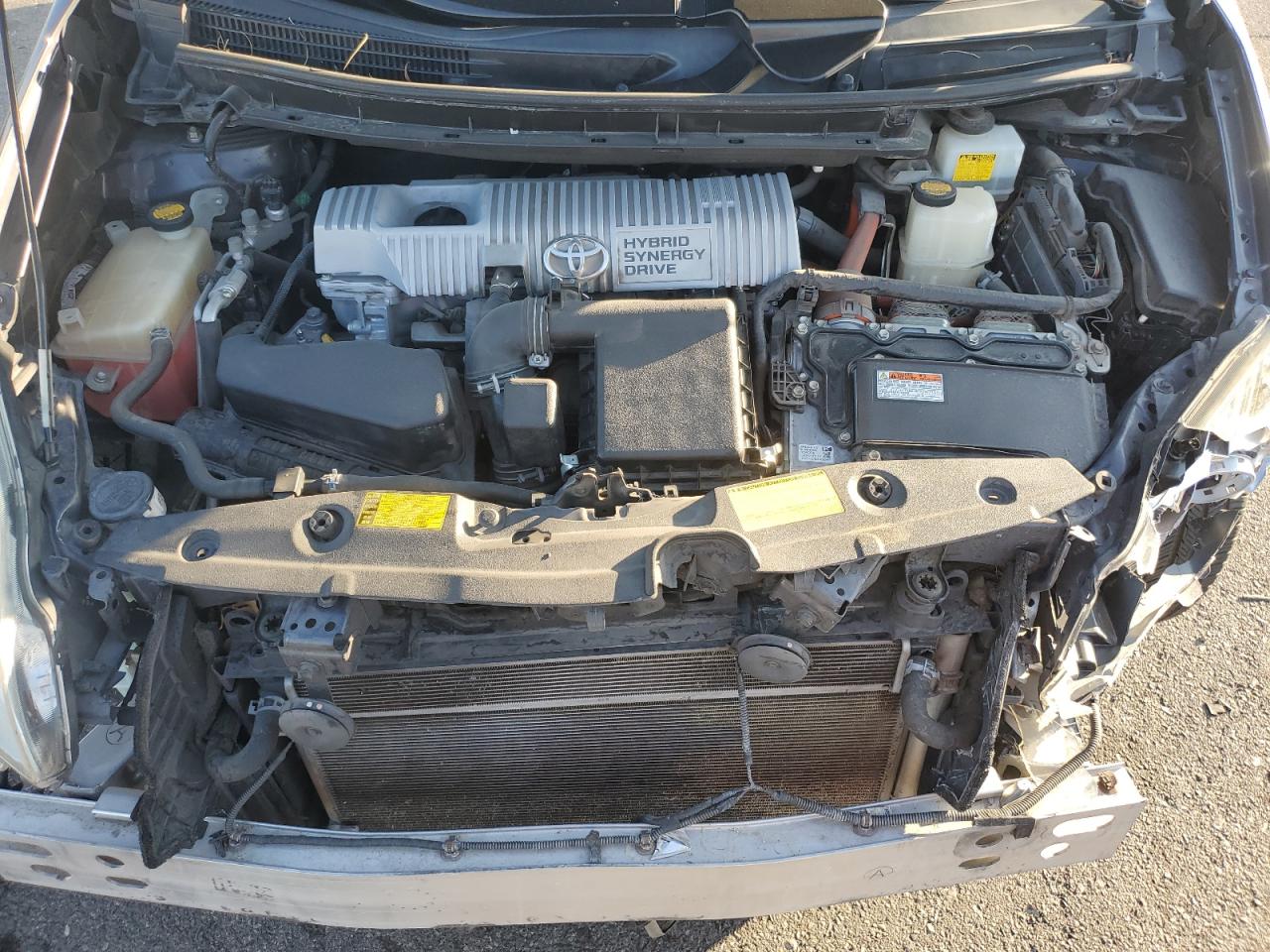 2013 Toyota Prius VIN JTDKN3DU2D1682890 Copart auction photo, front end damage thumbnail 11