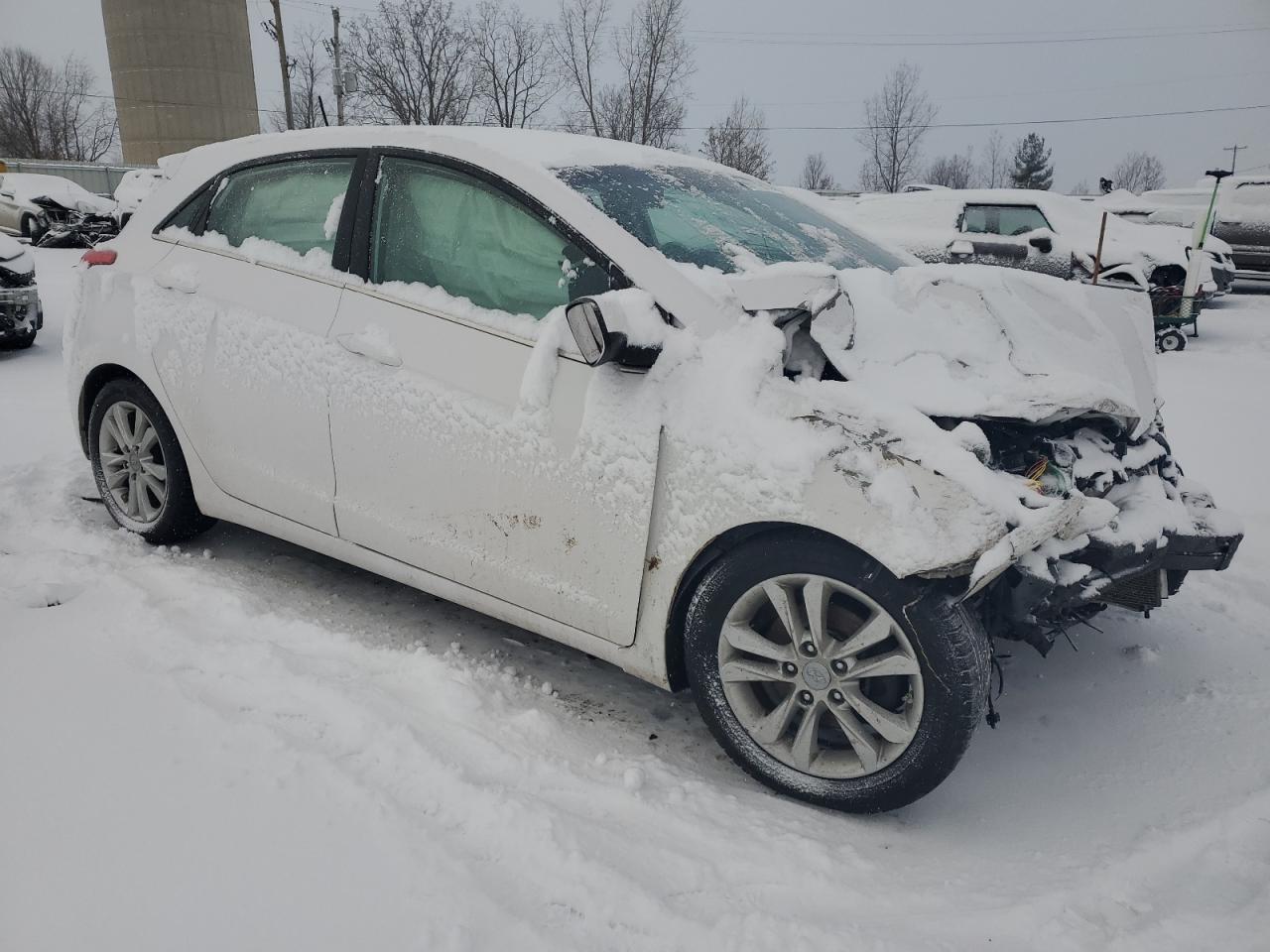 2014 Hyundai Elantra VIN KMHD35LH4EU176925 Copart auction photo, front end damage thumbnail 4