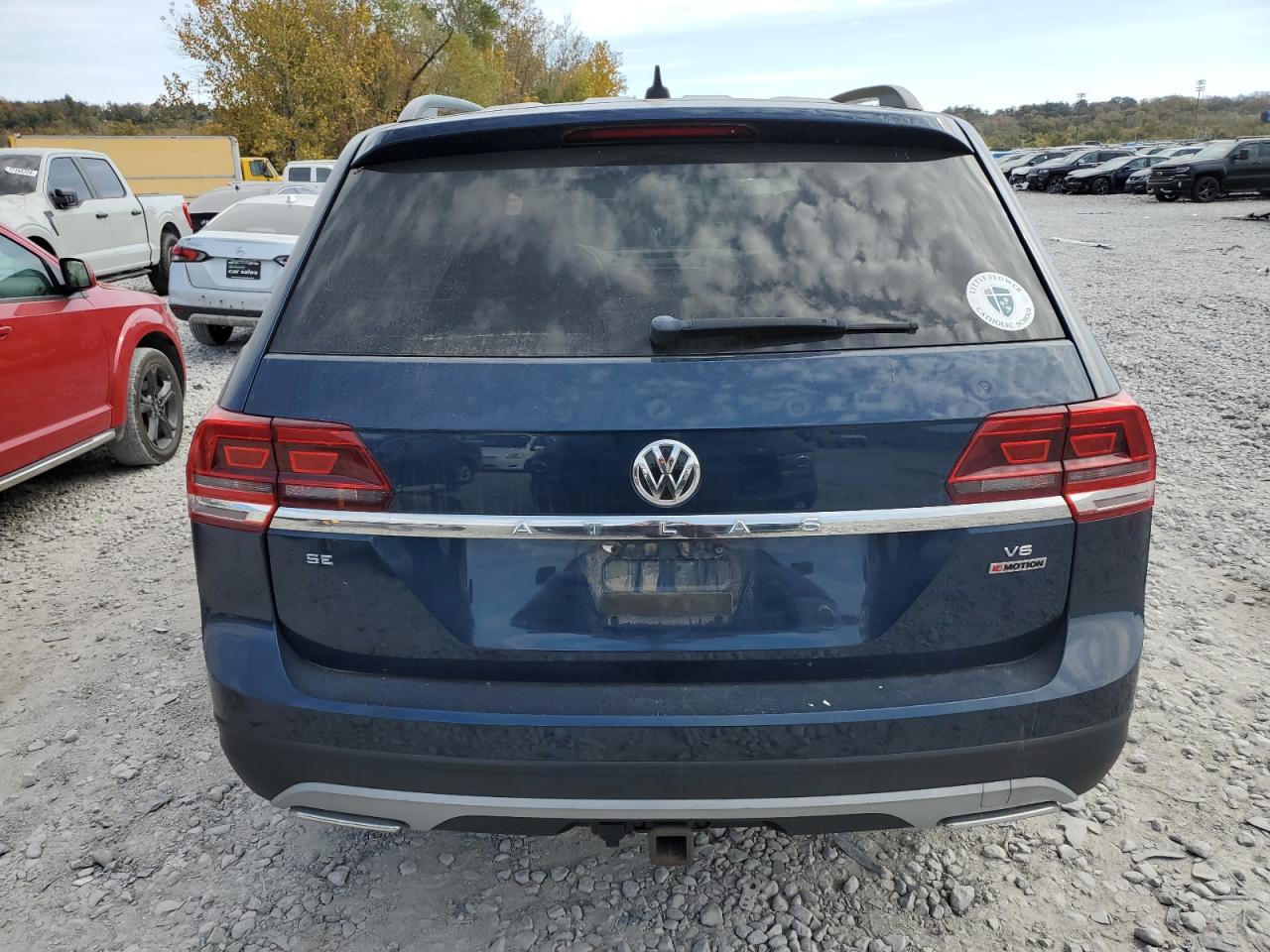 2020 Volkswagen Atlas VIN 1V2UR2CA9LC502885 Copart auction photo, hail damage thumbnail 6