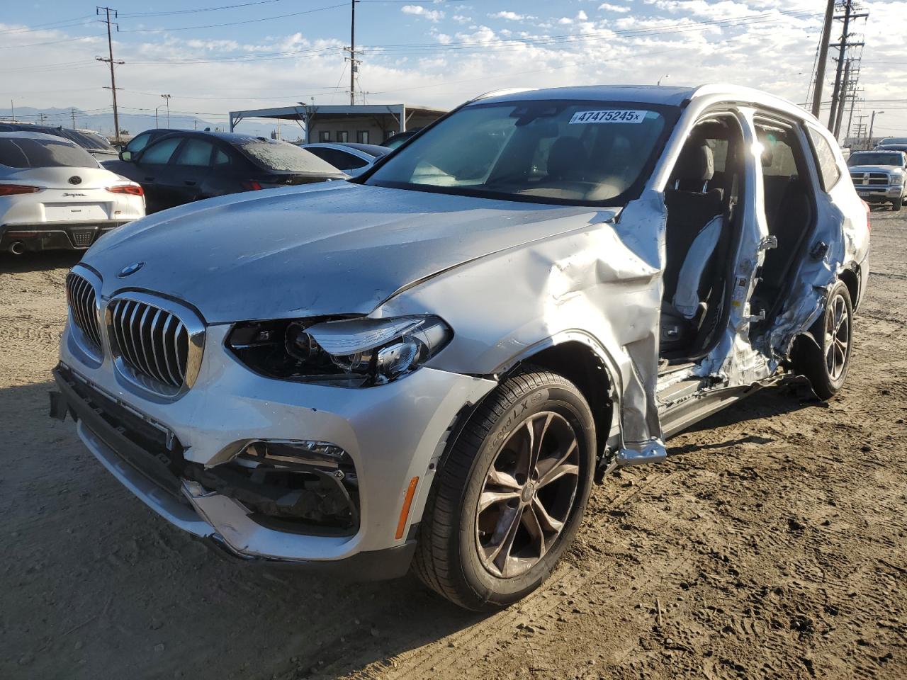 2021 BMW X3 VIN 5UXTY3C02M9E87448