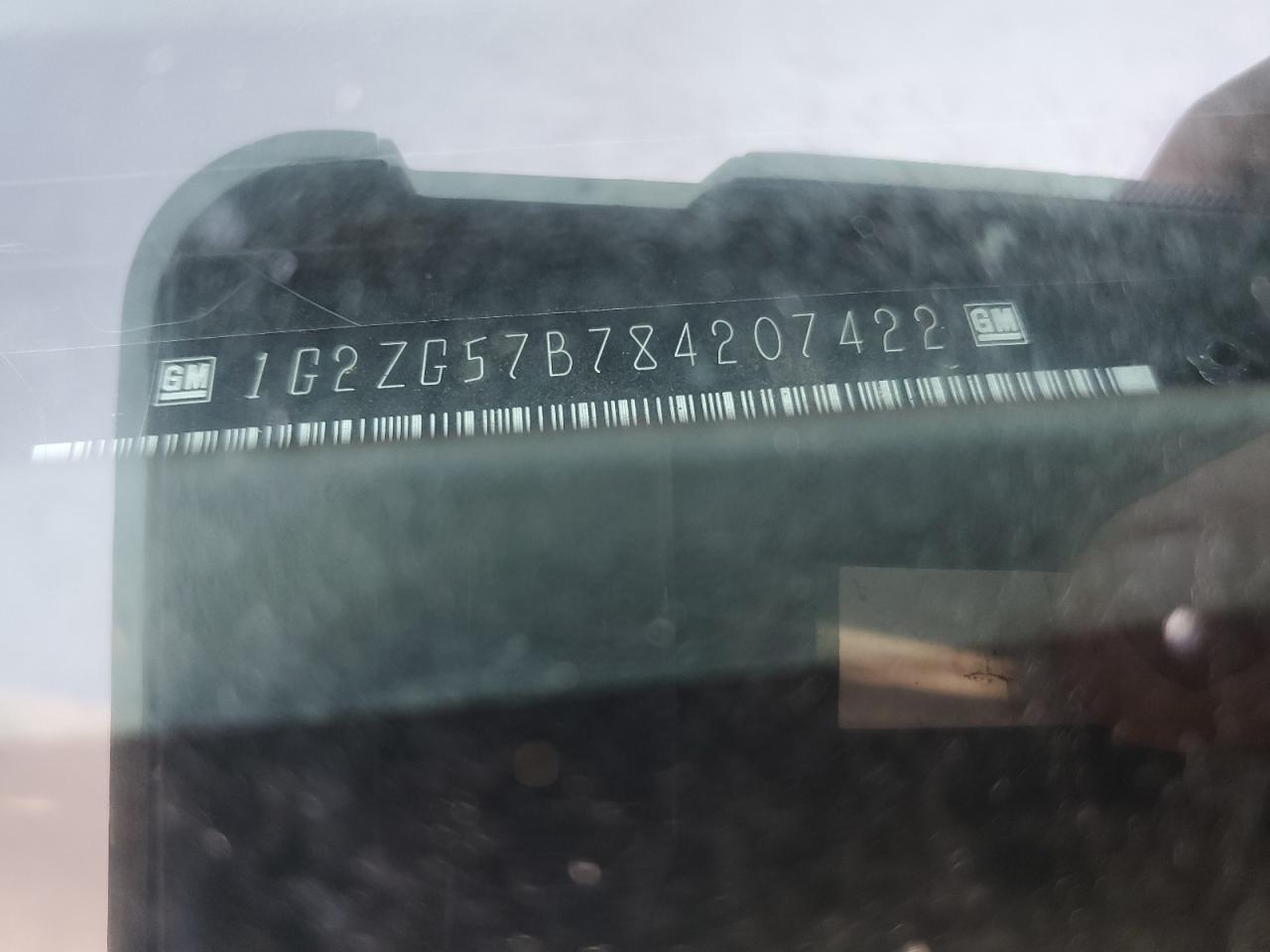 2008 Pontiac G6 VIN 1G2ZG57B784207422 Copart auction photo, rear end damage thumbnail 15