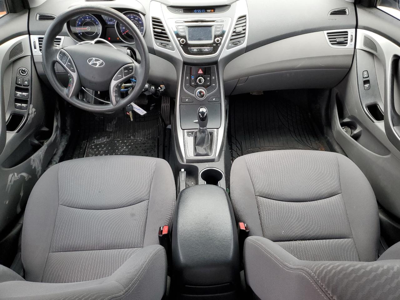 2014 Hyundai Elantra VIN KMHDH4AE8EU111760 Copart auction photo, all over / vandalism damage thumbnail 8