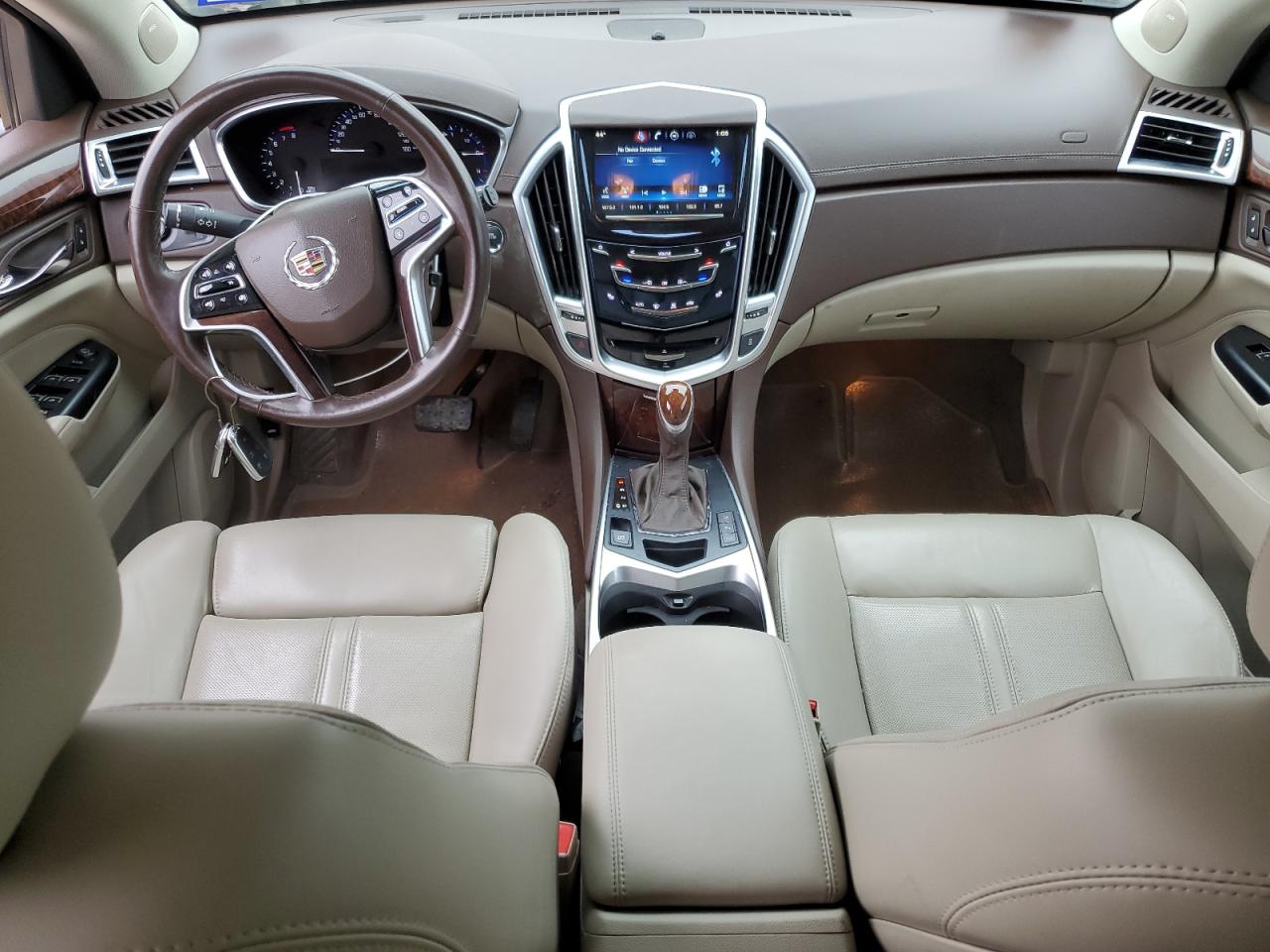 2015 Cadillac SRX VIN 3GYFNBE39FS544731 Copart auction photo, front end damage thumbnail 8