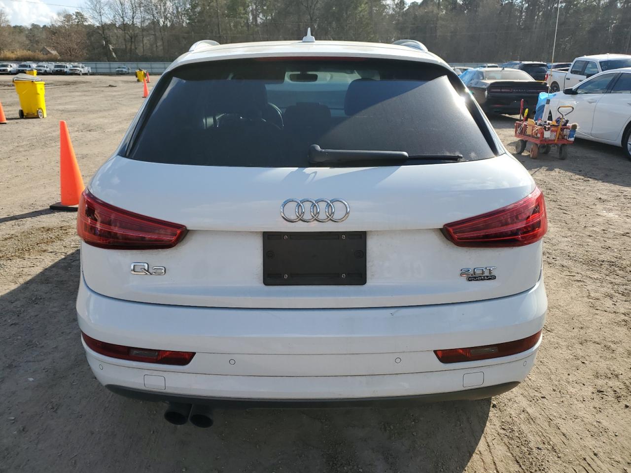 2016 Audi Q3 VIN WA1EFCFS1GR013161 Copart auction photo, side damage thumbnail 6