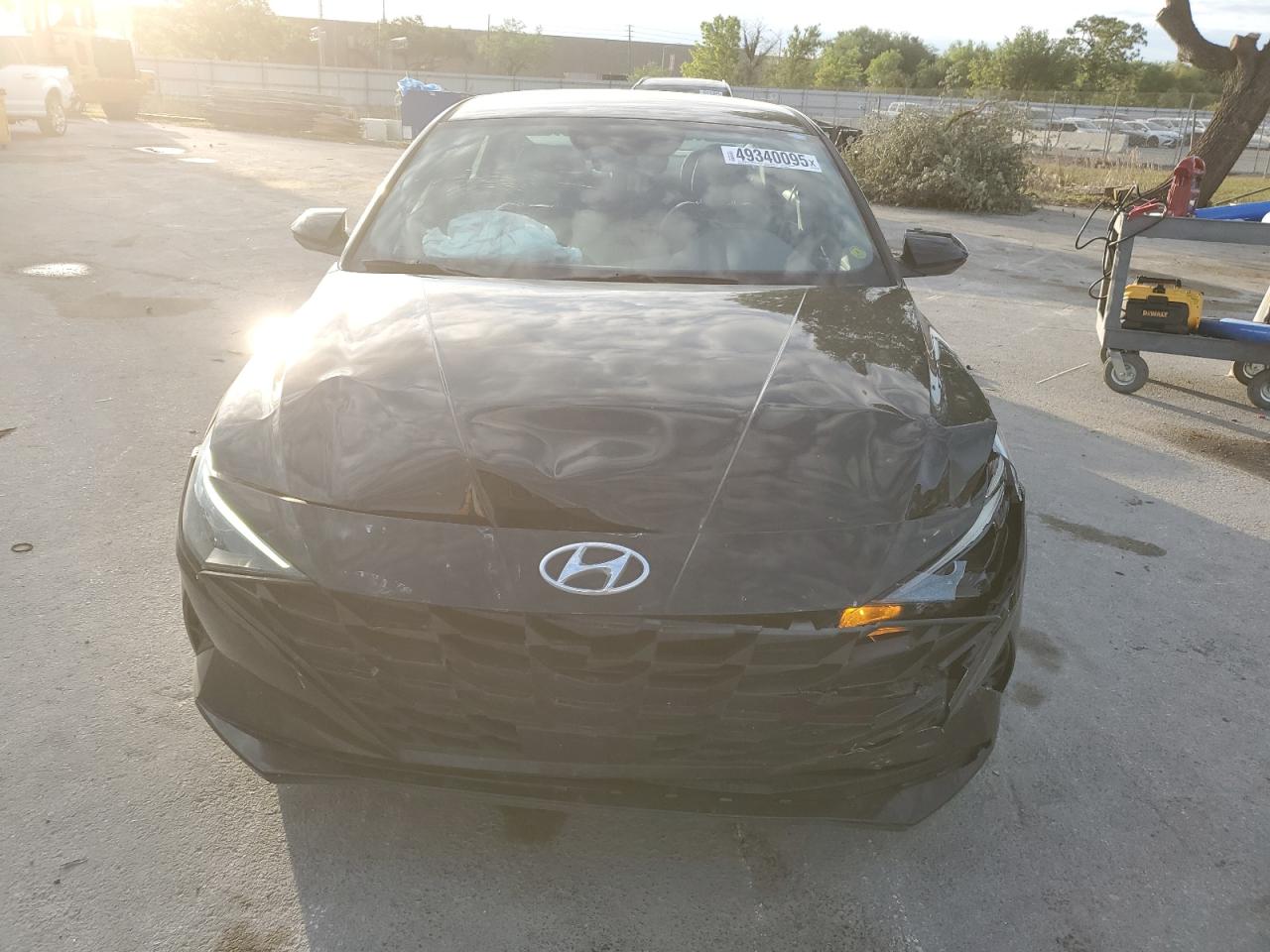 2023 Hyundai Elantra VIN 5NPLS4AG6PH099401 Copart auction photo, front end damage thumbnail 5