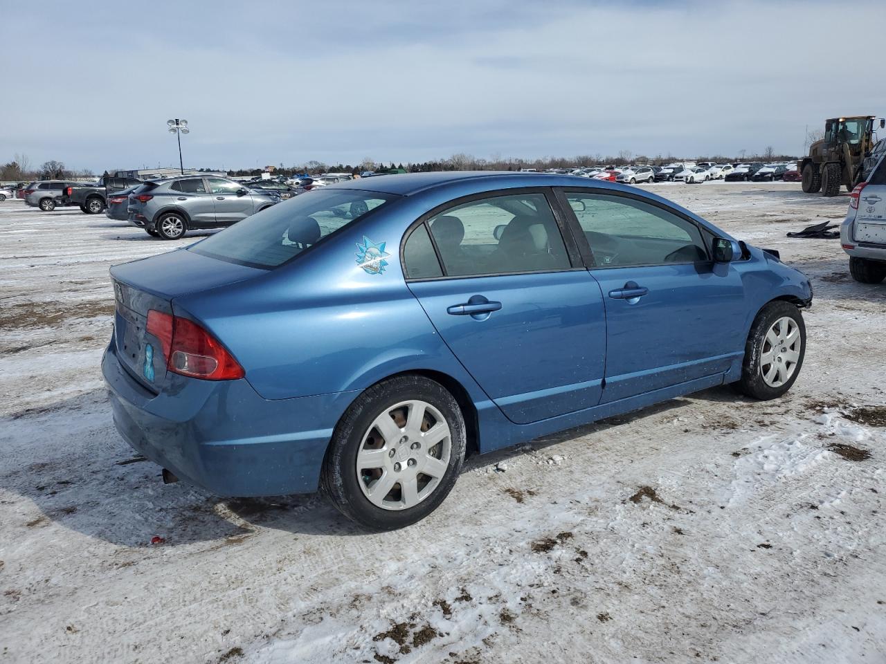 2008 Honda Civic VIN 1HGFA16568L047738 Copart auction photo, front end damage thumbnail 3