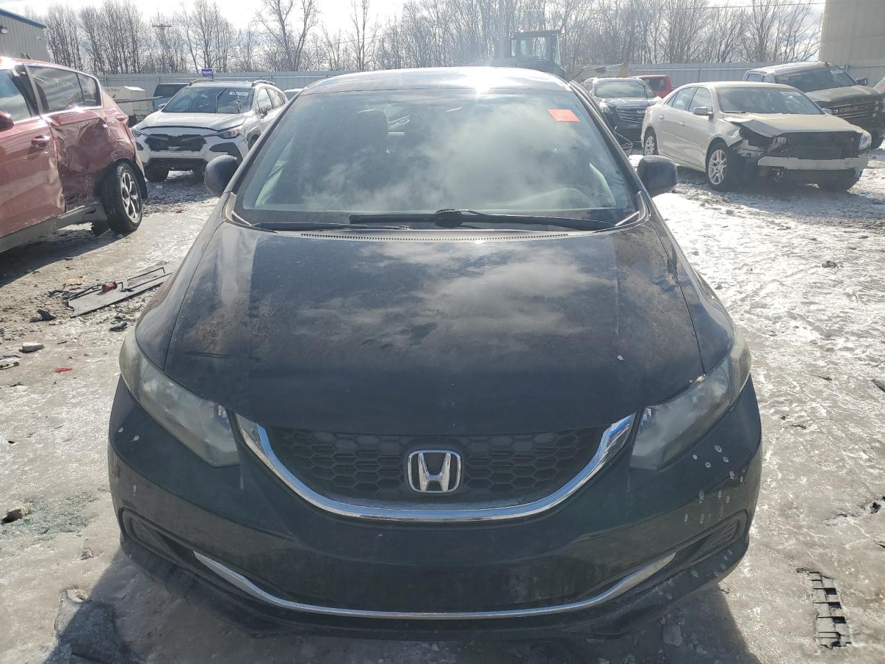 2013 Honda Civic VIN 2HGFB2F51DH556775 Copart auction photo, all over damage thumbnail 5