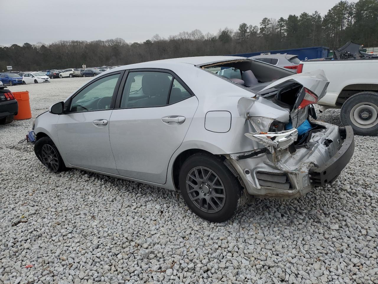 2014 Toyota Corolla VIN 2T1BURHE8EC058579 Copart auction photo, rear end / front end damage thumbnail 2