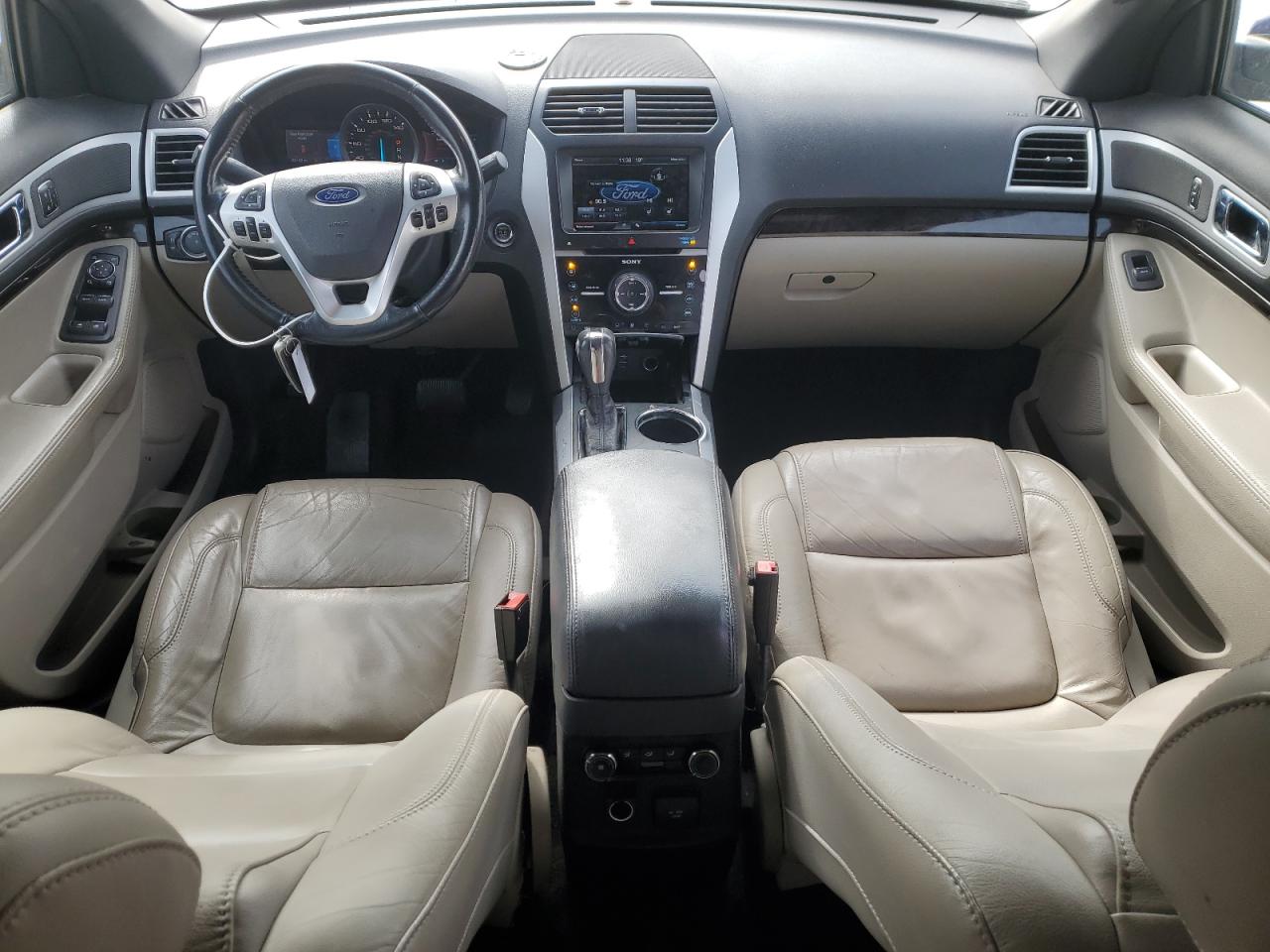 2014 Ford Explorer VIN 1FM5K7F86EGA23864 Copart auction photo, side / hail damage thumbnail 8