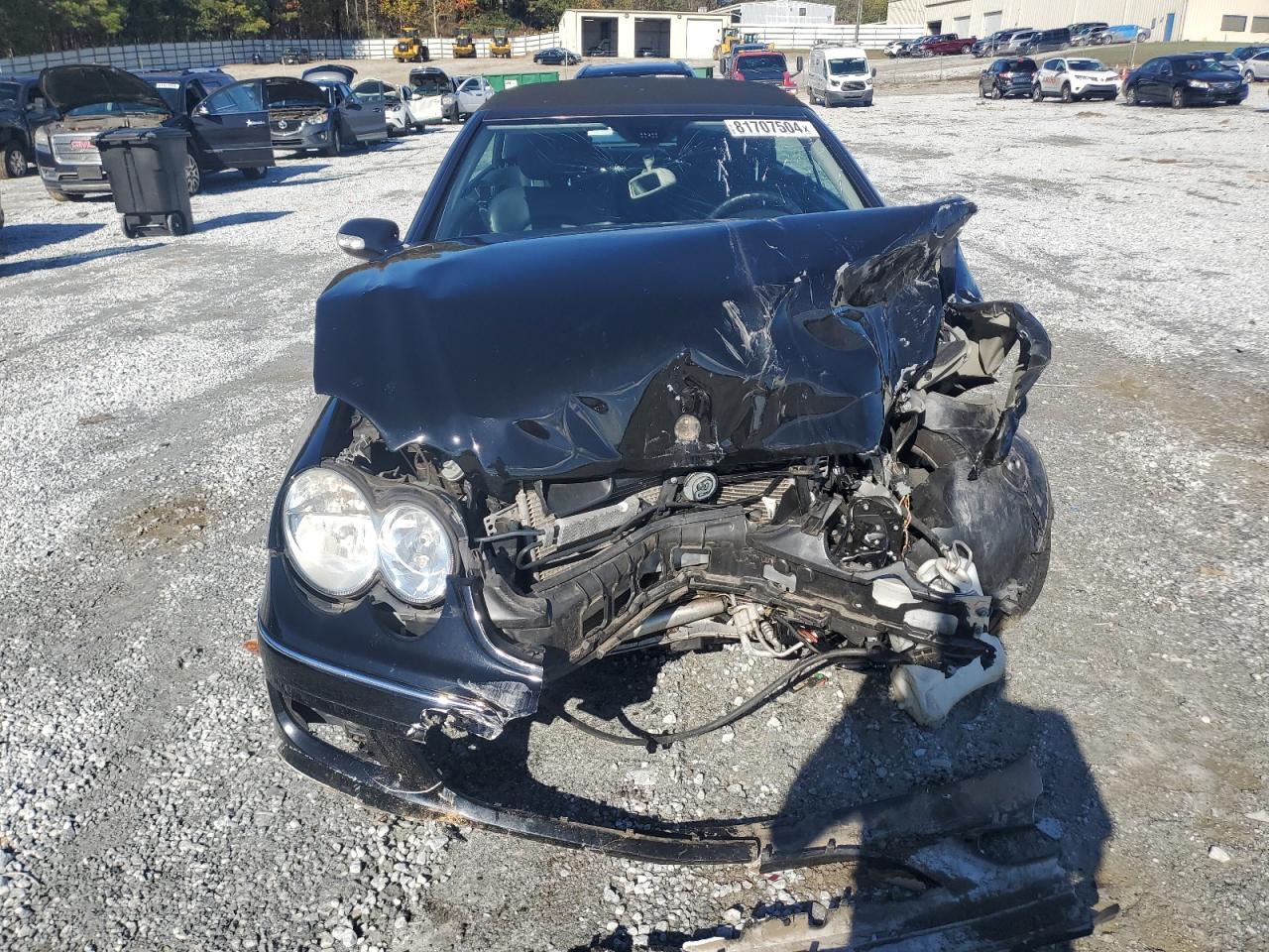2006 Mercedes-Benz CLK-klasse VIN WDBTK56H96F198096 Copart auction photo, front end damage thumbnail 5