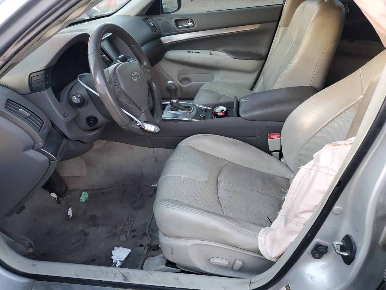 2011 Infiniti G VIN JN1CV6AP8BM303250 Copart auction photo, side damage thumbnail 7