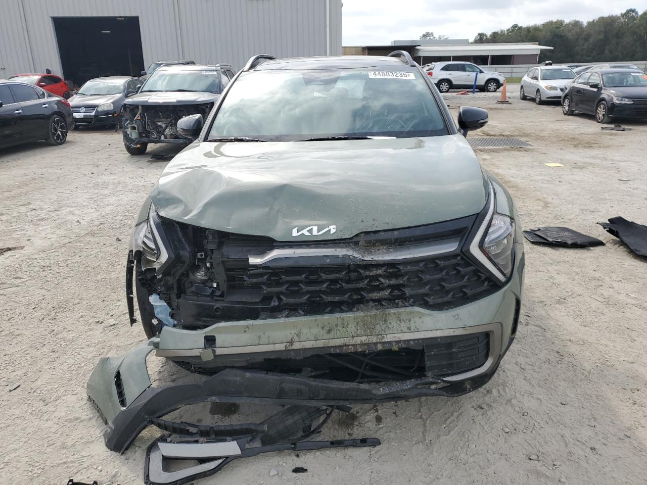 2023 KIA Sportage VIN KNDPYDAH3P7110321 Copart auction photo, front end / rear end damage thumbnail 5
