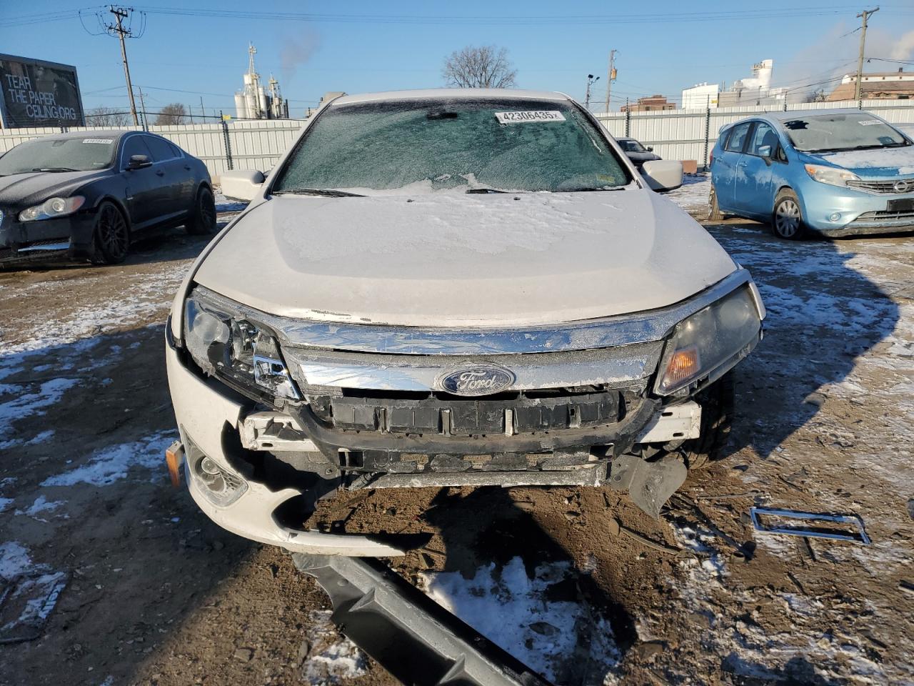 2011 Ford Fusion VIN 3FADP0L34BR340473 Copart auction photo, front end damage thumbnail 5