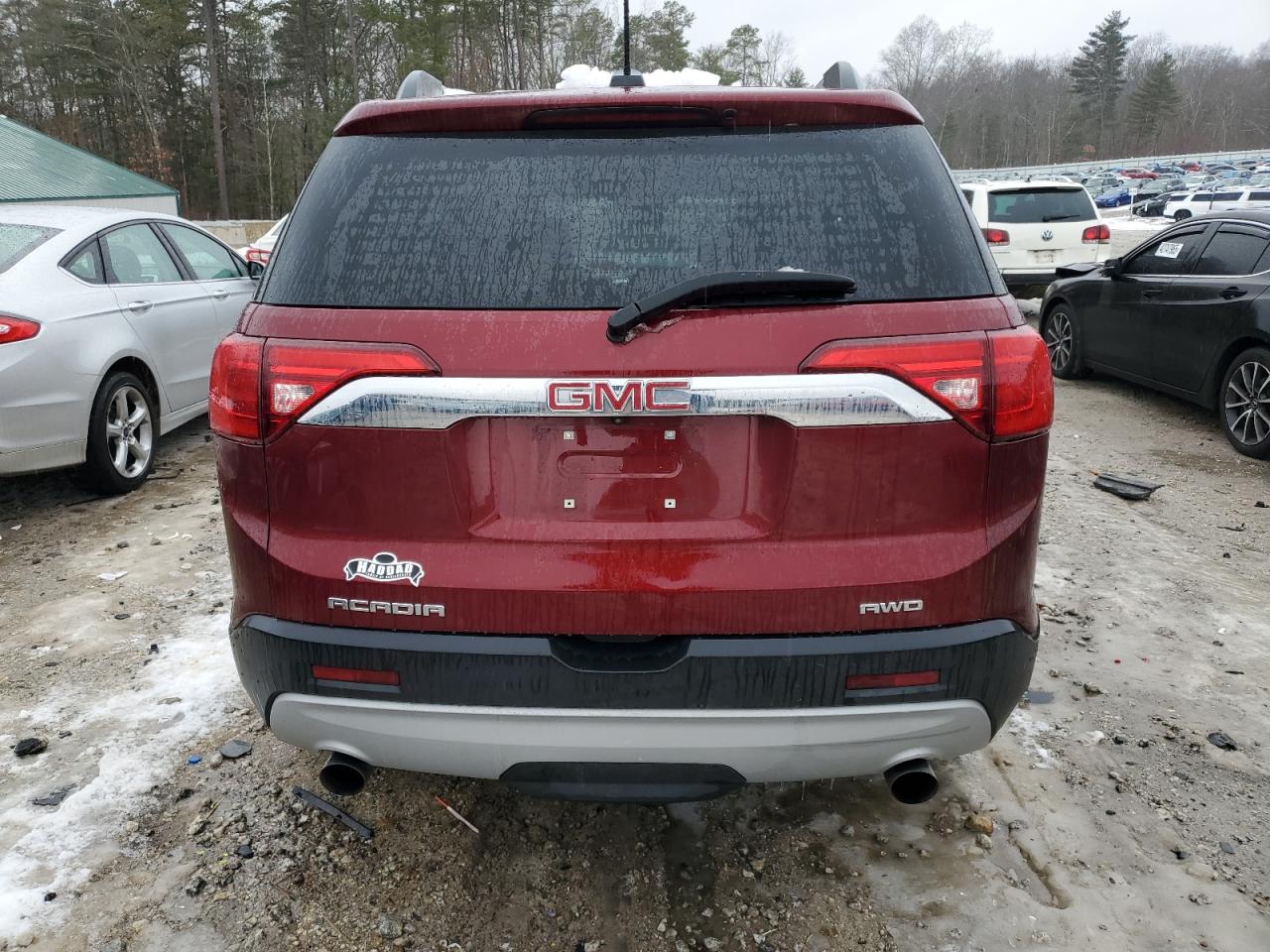 2018 GMC Acadia VIN 1GKKNSLS6JZ191041 Copart auction photo, front end damage thumbnail 6