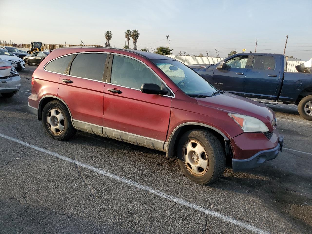 2009 Honda CR-V VIN 5J6RE38349L032691 Copart auction photo, front end / minor dent/scratches damage thumbnail 4