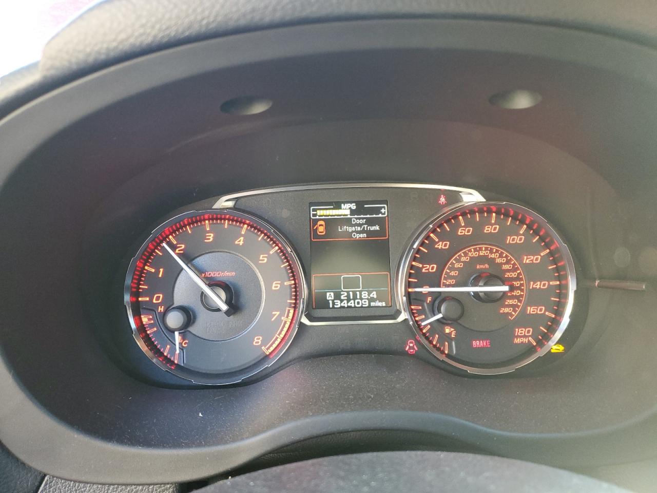 2016 Subaru WRX VIN JF1VA1E68G9828847 Copart auction photo, all over damage thumbnail 9