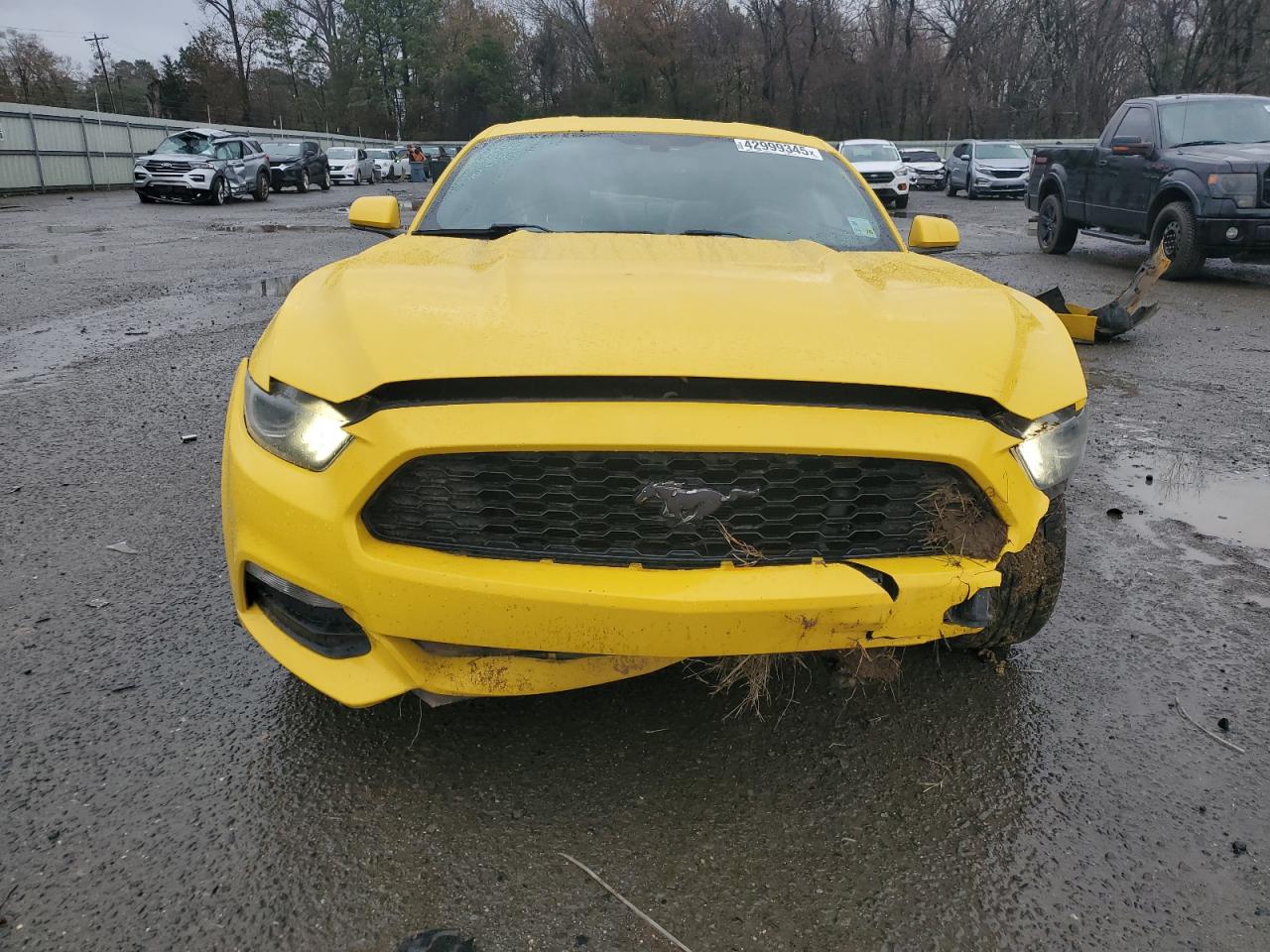 2015 Ford Mustang VIN 1FA6P8AMXF5402535 Copart auction photo, front end / rear end damage thumbnail 5