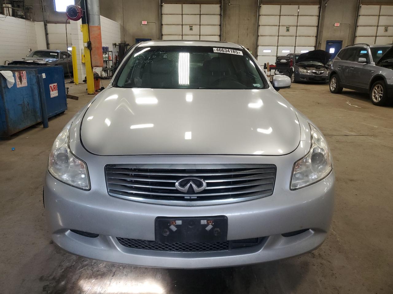 2008 Infiniti G VIN JNKBV61FX8M265740 Copart auction photo, all over damage thumbnail 5