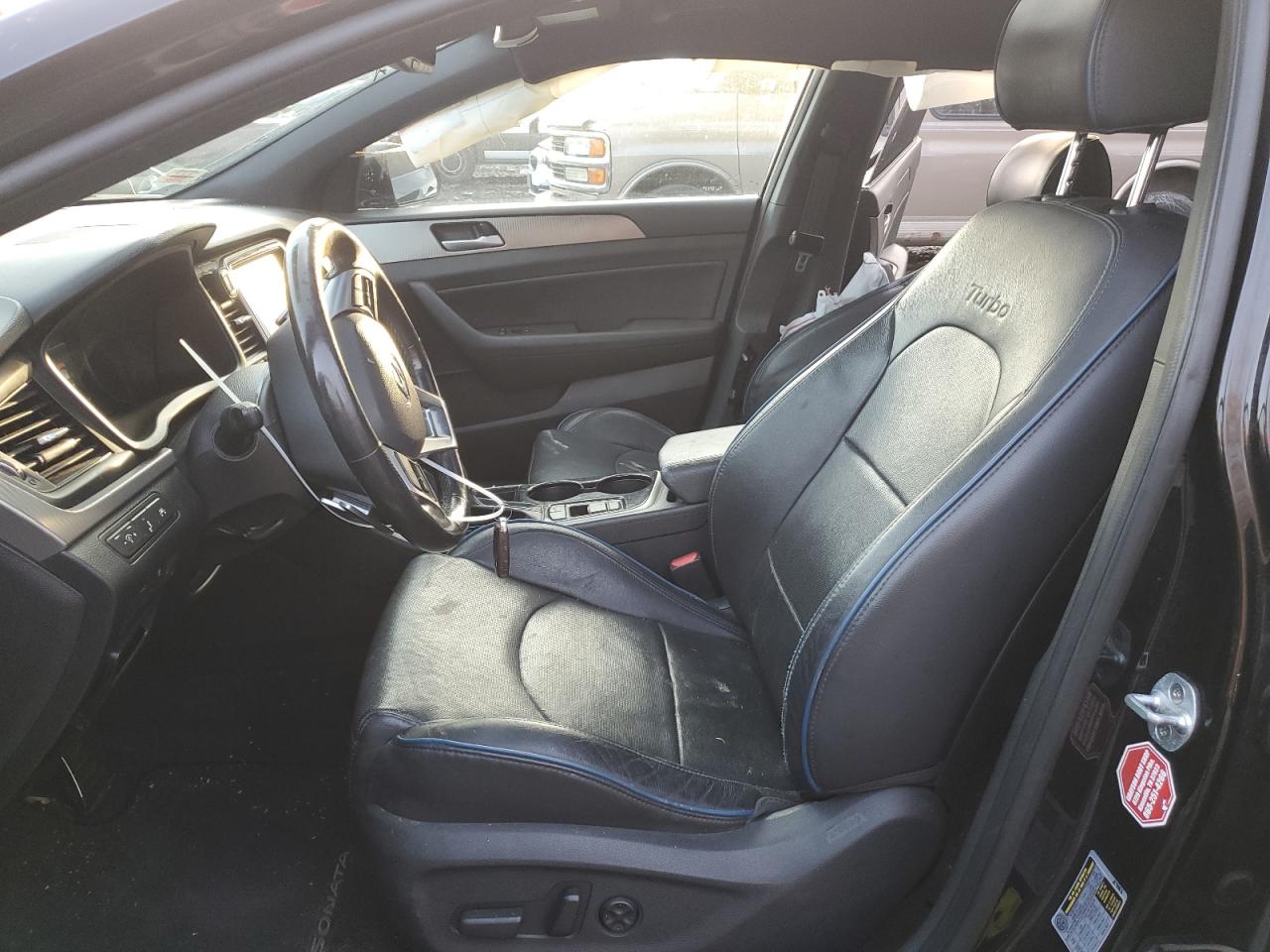 2018 Hyundai Sonata VIN 5NPE34AB2JH663840 Copart auction photo, front end / side damage thumbnail 7
