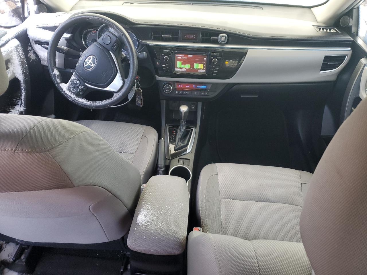 2015 Toyota Corolla VIN 2T1BURHE6FC329656 Copart auction photo, front end / rear end damage thumbnail 8