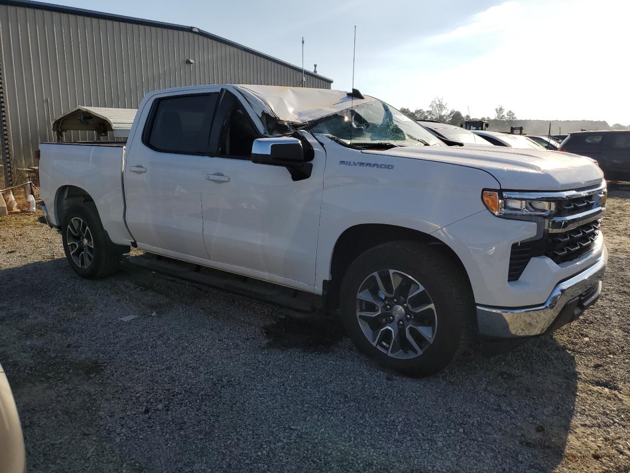 2023 Chevrolet Silverado VIN 2GCPACED5P1115863 Copart auction photo, top/roof damage thumbnail 4