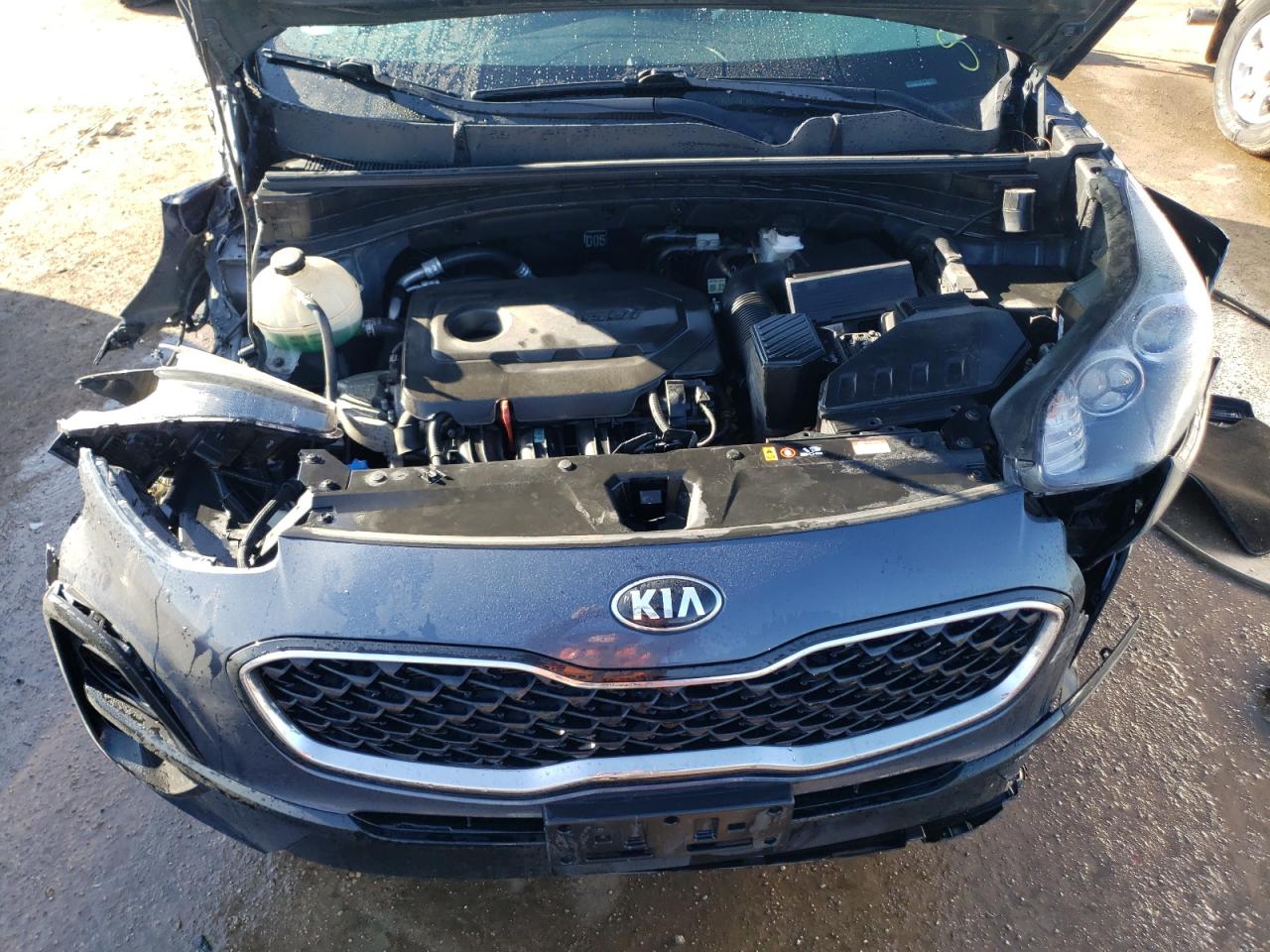 2020 KIA Sportage VIN KNDPMCAC8L7709154 Copart auction photo, side / front end damage thumbnail 11
