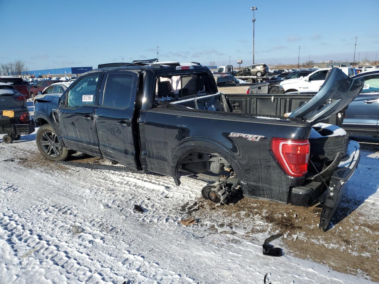 2023 Ford F-150 VIN 1FTFW1E82PFB67917 Copart auction photo, all over damage thumbnail 2