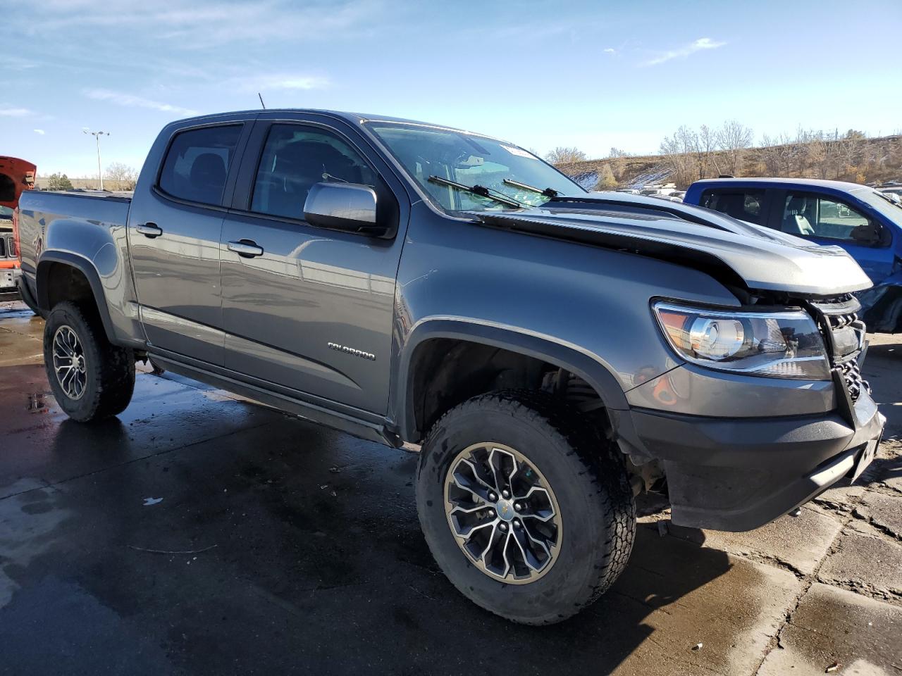 2018 Chevrolet Colorado VIN 1GCGTEEN5J1269257 Copart auction photo, front end / rear end damage thumbnail 4