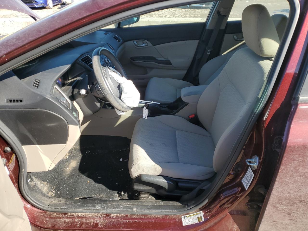 2015 Honda Civic VIN 19XFB2F56FE112157 Copart auction photo, front end damage thumbnail 7