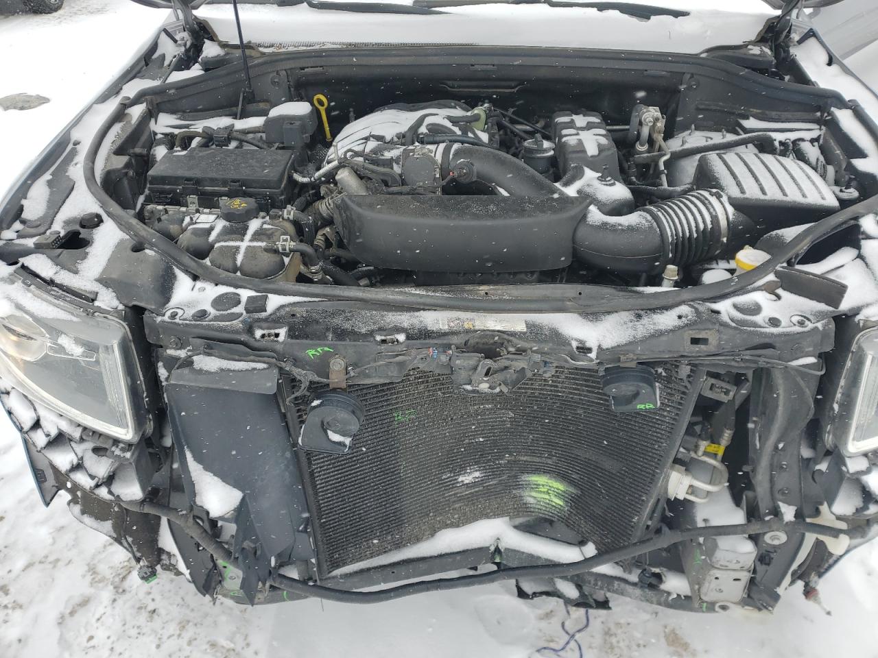 2016 Jeep Grand Cherokee VIN 1C4RJFBG3GC304417 Copart auction photo, front end / rear end damage thumbnail 12