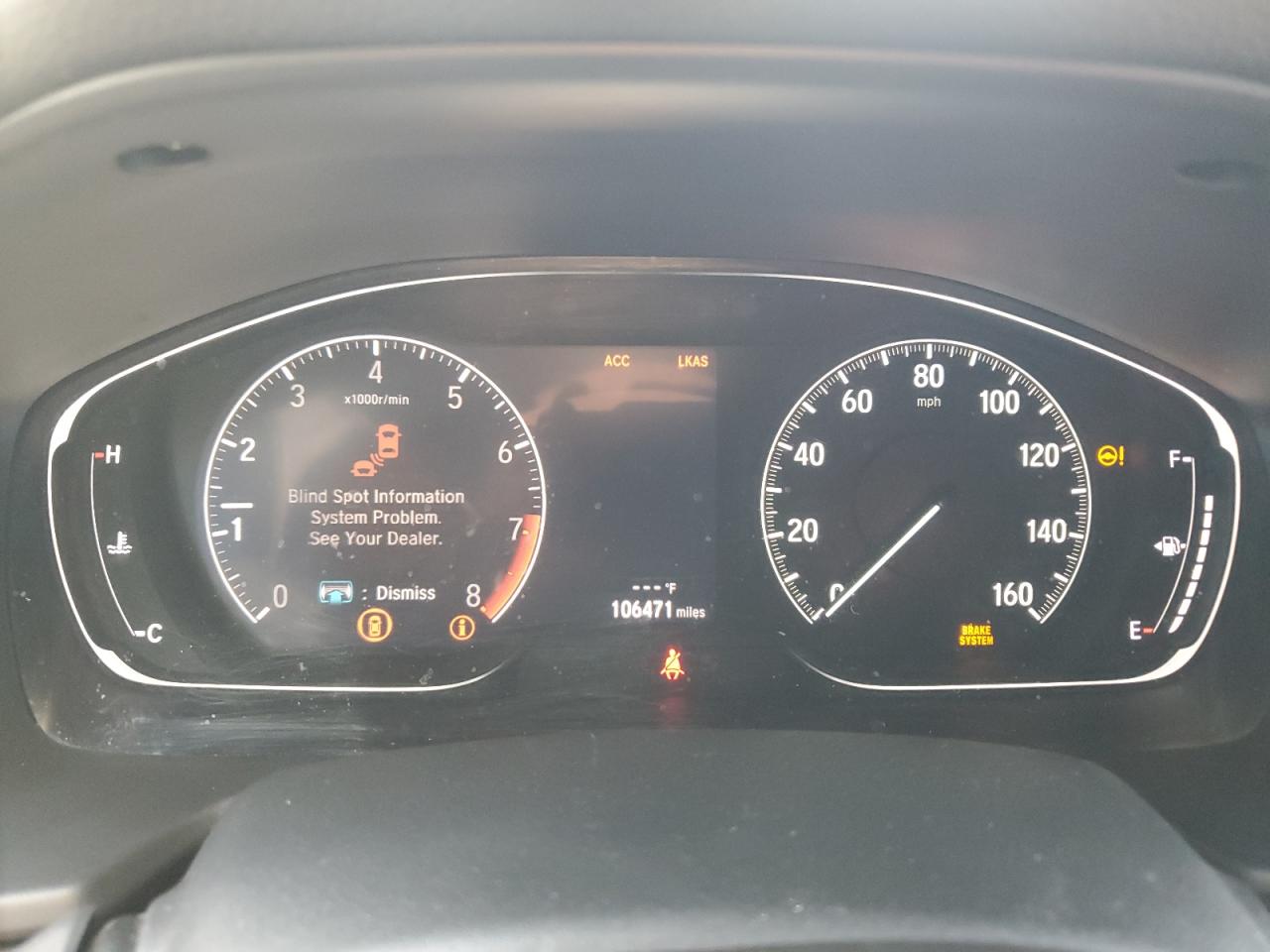 2018 Honda Accord VIN 1HGCV2F95JA002520 Copart auction photo, front end / minor dent/scratches damage thumbnail 9