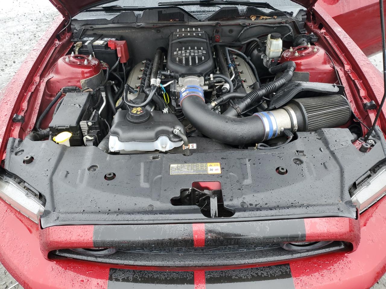 2014 Ford Mustang VIN 1ZVBP8CF4E5325454 Copart auction photo, front end / rear end damage thumbnail 11
